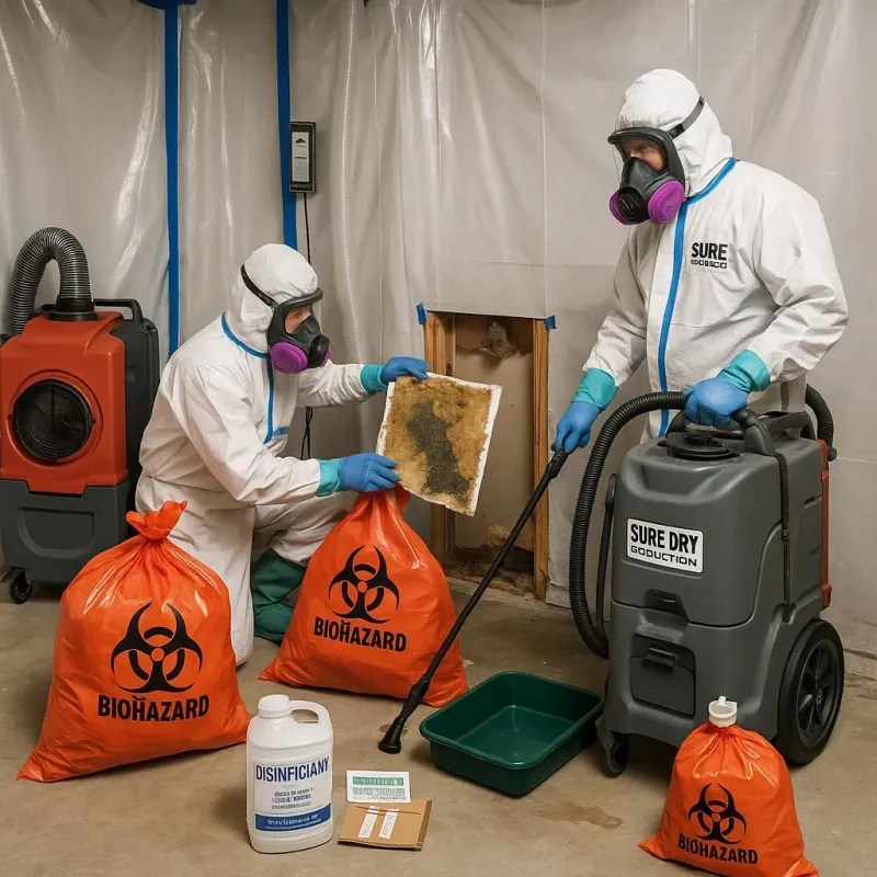 Contaminated Water Handling Protocols process in Vance, AL